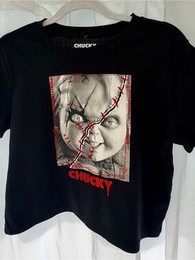 Black Chucky XL Crop Top